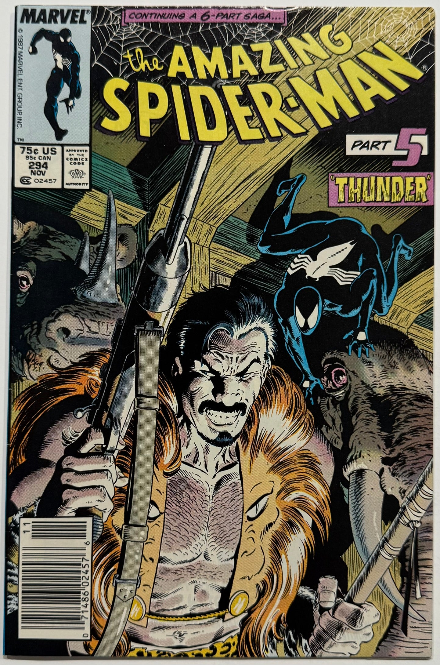The Amazing Spider-Man #294 (1987) — Kraven’s Last Hunt Part 5