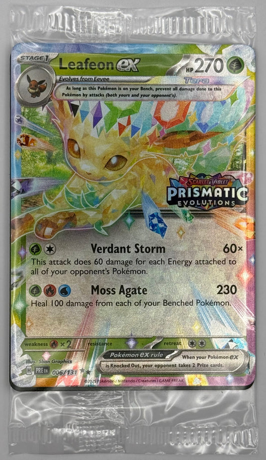 Leafeon EX – Scarlet & Violet Paldea Evolved 006/193 (Raw)