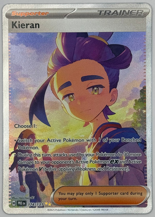 Collections By DNA Pokémon TCG Kieran Sir 174/131 Prismatic Evolutions Holo Card