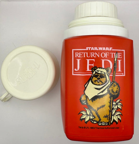 Star Wars 1983 Return of The Jedi Ewok Plastic 8oz Thermos