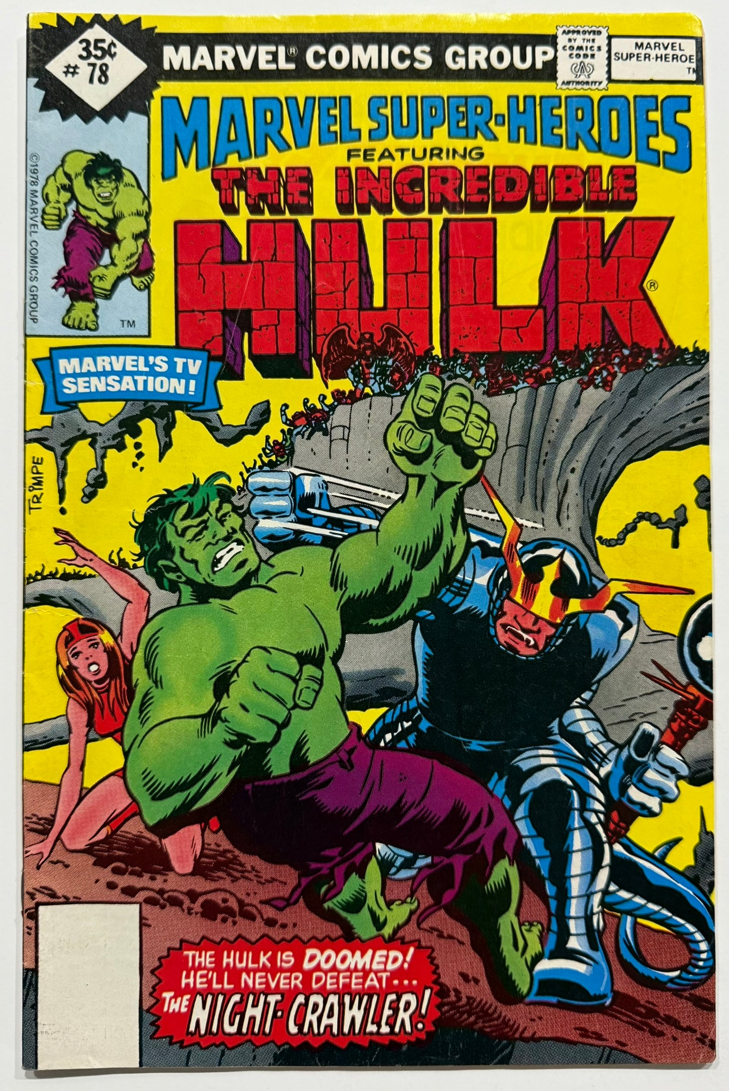 Marvel Super-Heroes #78 (1978) — Hulk vs. Night-Crawler