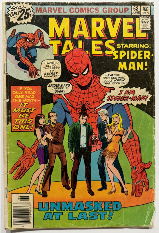 Marvel Tales #68 (1972) — Spider-Man Unmasked