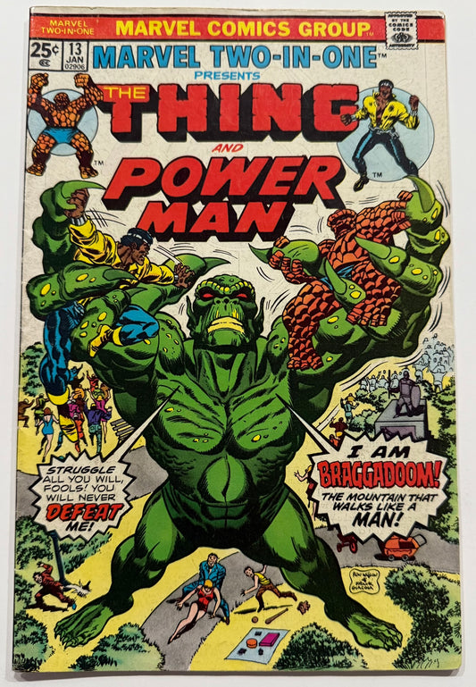 Marvel Two-in-One #13 (1976) — Thing & Power Man vs. Braggadoom