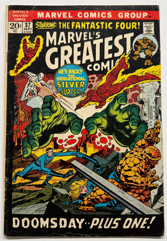 Marvel's Greatest Comics #37 (1972) — Fantastic Four feat. Silver Surfer