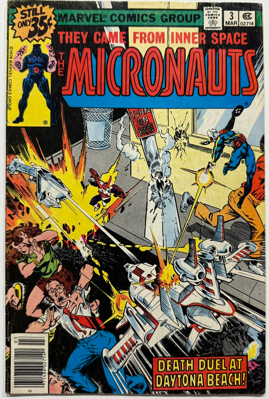 Micronauts #3 (1979) — Death Duel at Daytona Beach