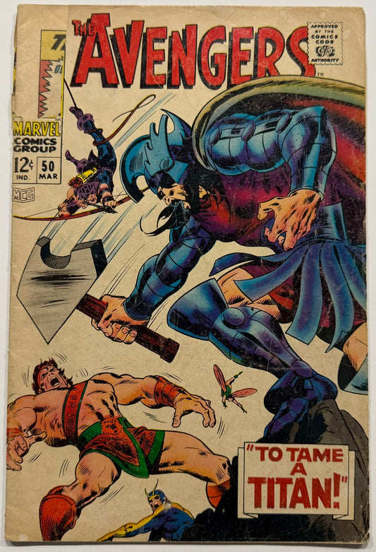 The Avengers #50 (1968) — To Tame a Titan!