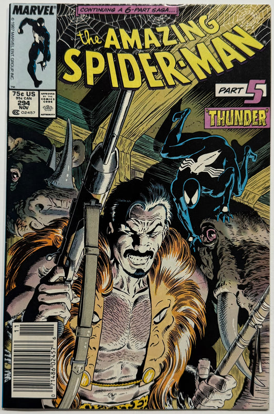 The Amazing Spider-Man #294 (1987) — Kraven’s Last Hunt Part 5