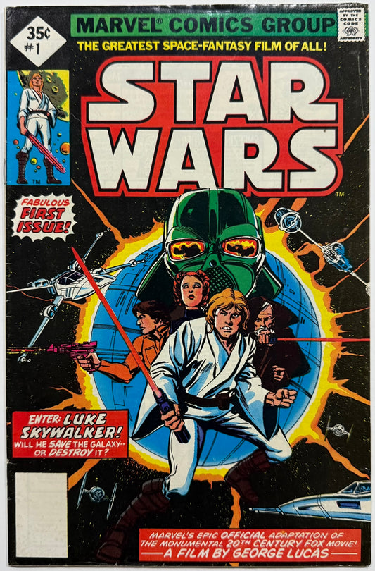Star Wars #1 (1977, Whitman Reprint, 35¢)