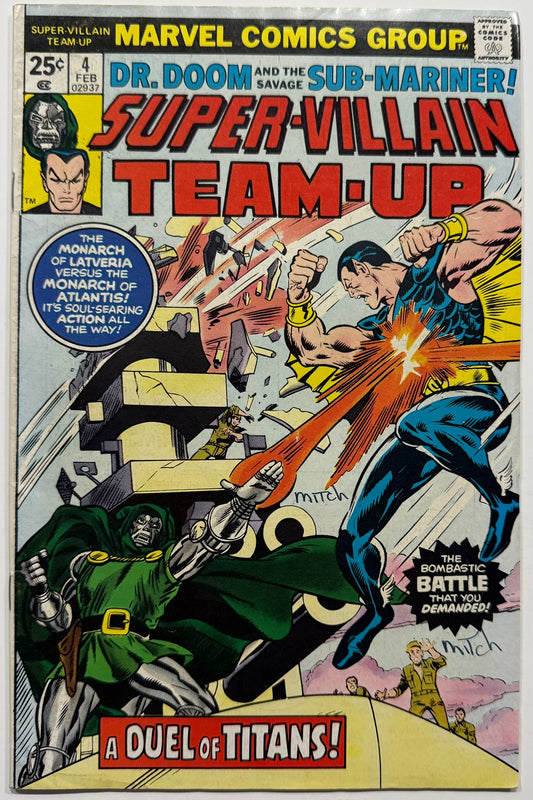Super-Villain Team-Up #4 (1976) — Duel of Titans
