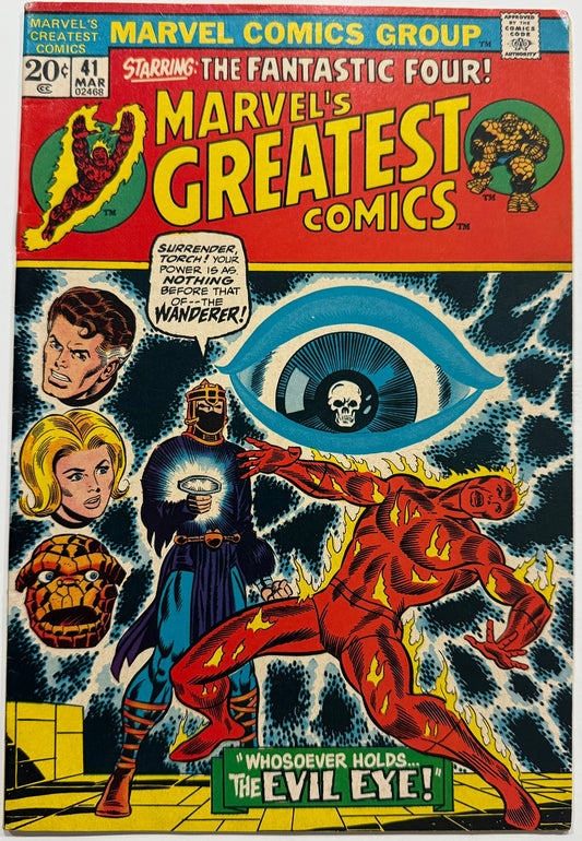 Marvel’s Greatest Comics #41 (1972) — Fantastic Four Reprints