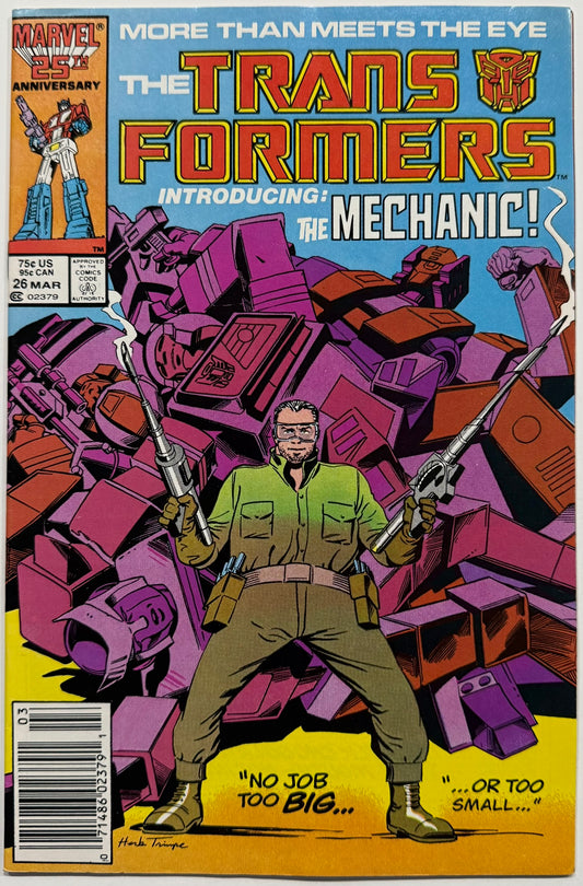 Transformers #26 (1987) — The Mechanic