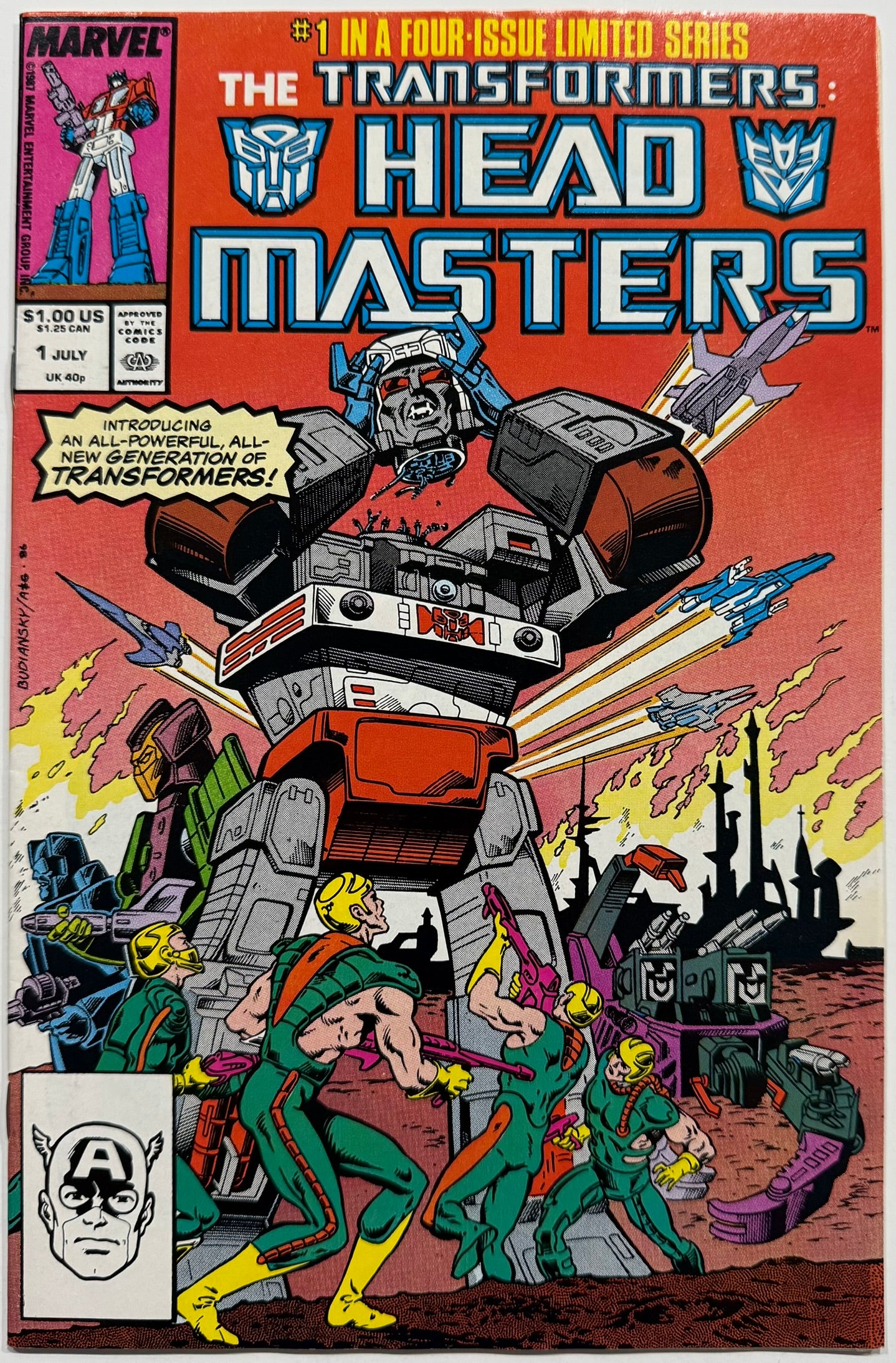 Transformers: Headmasters #1 (1987) - 1st Issue