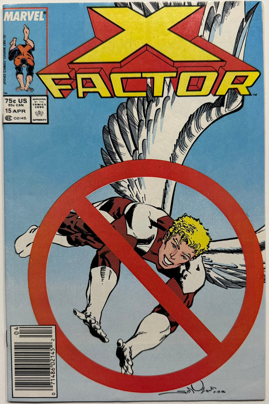 X‑Factor #15 (1987) — Angel Target Cover