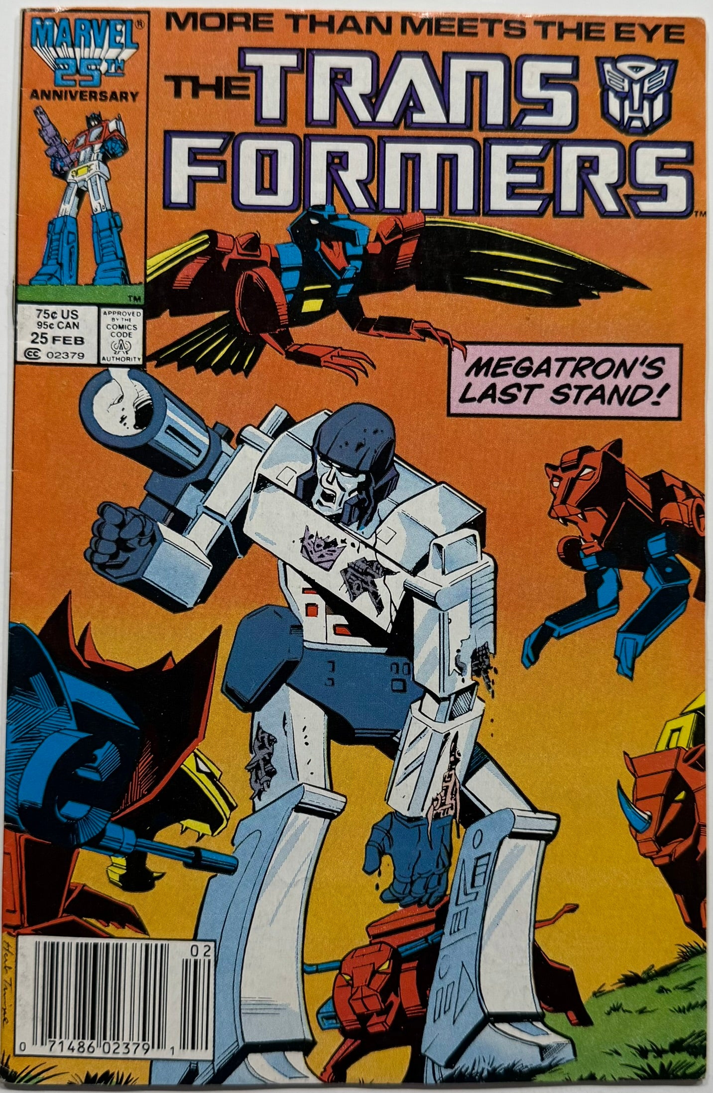 Transformers #25 (1987) – Megatron’s Last Stand