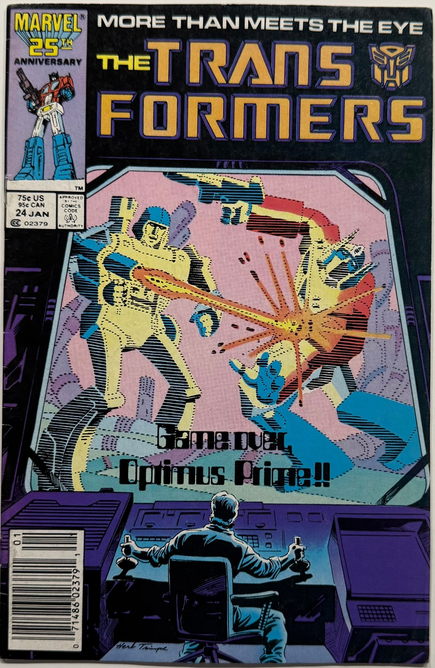 Transformers #24 (1987) – Game Over, Optimus Prime!!