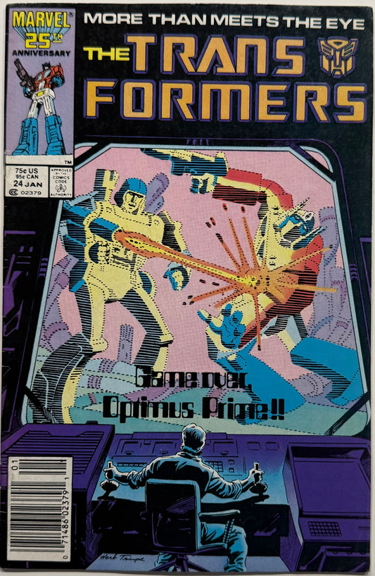 Transformers #24 (1987) – Game Over, Optimus Prime!!