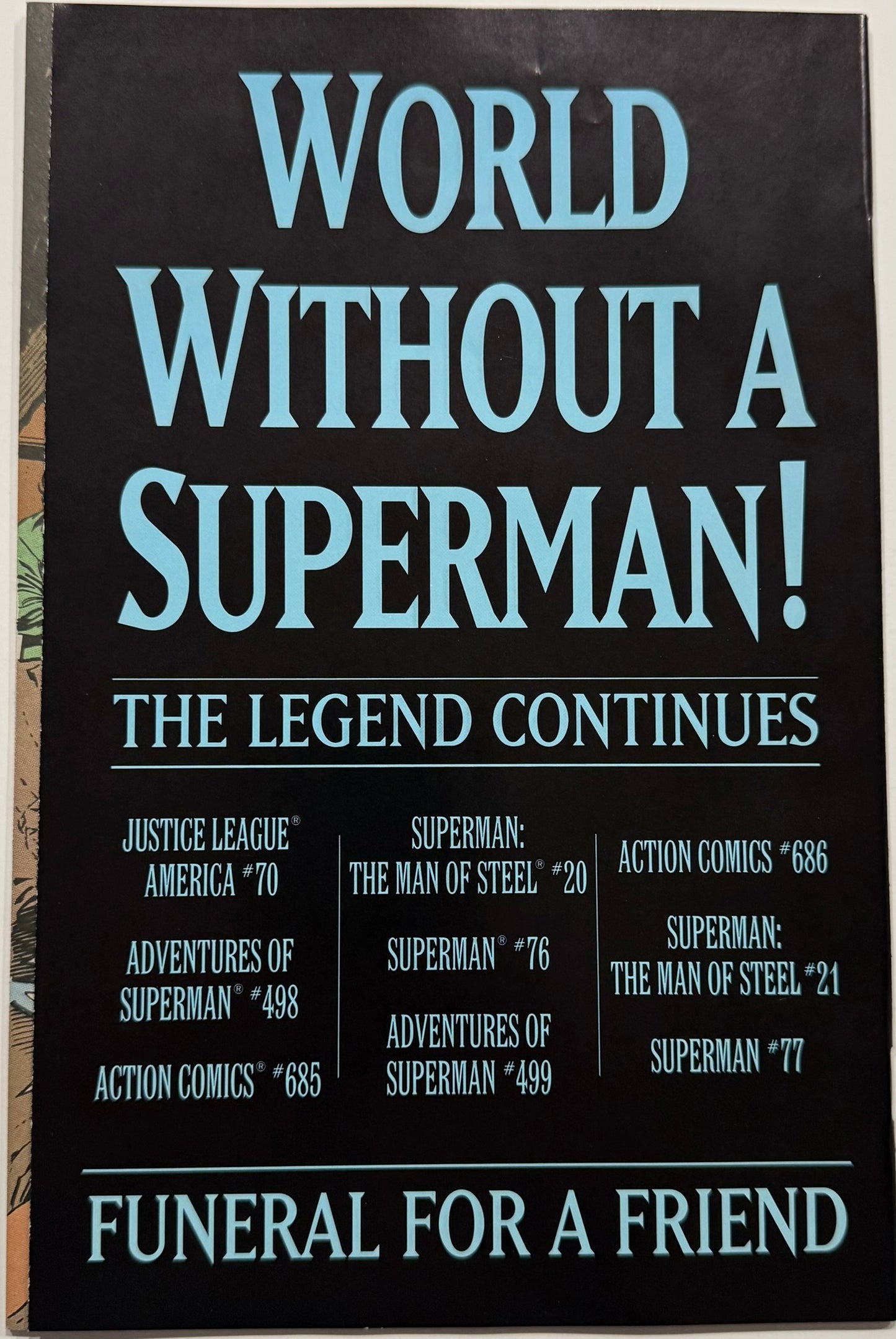 Superman #75 (1993) — The Death of Superman