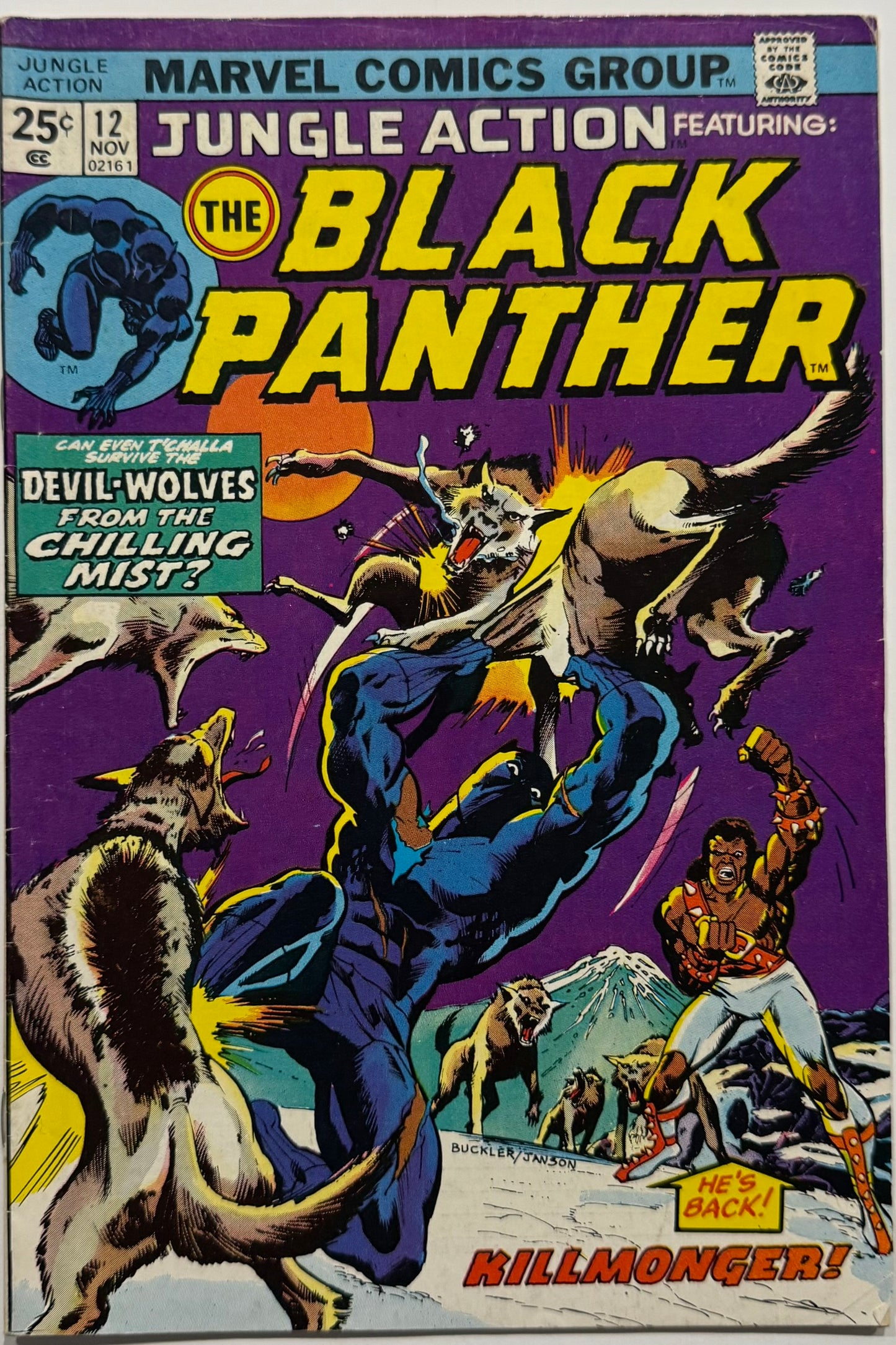 Jungle Action #12 (1974) — Black Panther vs. Killmonger