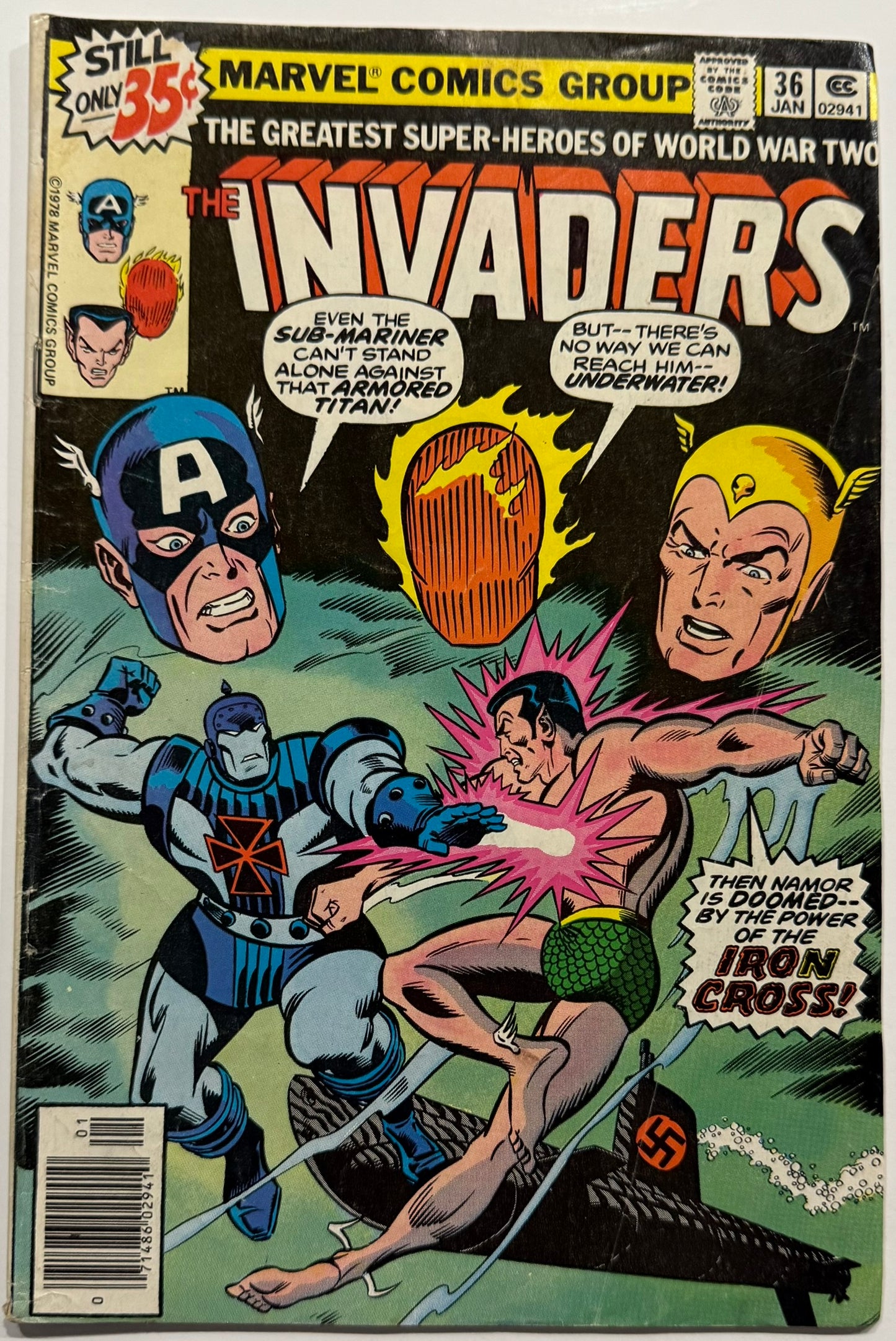 The Invaders #36 (1979) — Iron Cross