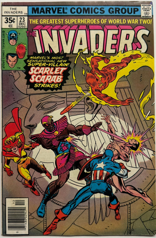 The Invaders #23 (1977) — First Scarlet Scarab