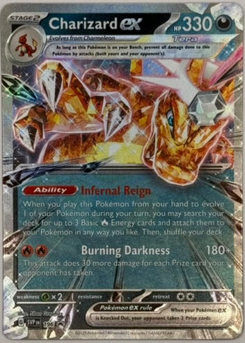 Charizard EX – Scarlet & Violet Obsidian Flames 125/197 (Raw)