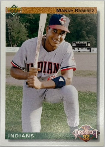 1992 Upper Deck Manny Ramirez Top Prospect #63 – Indians – RAW