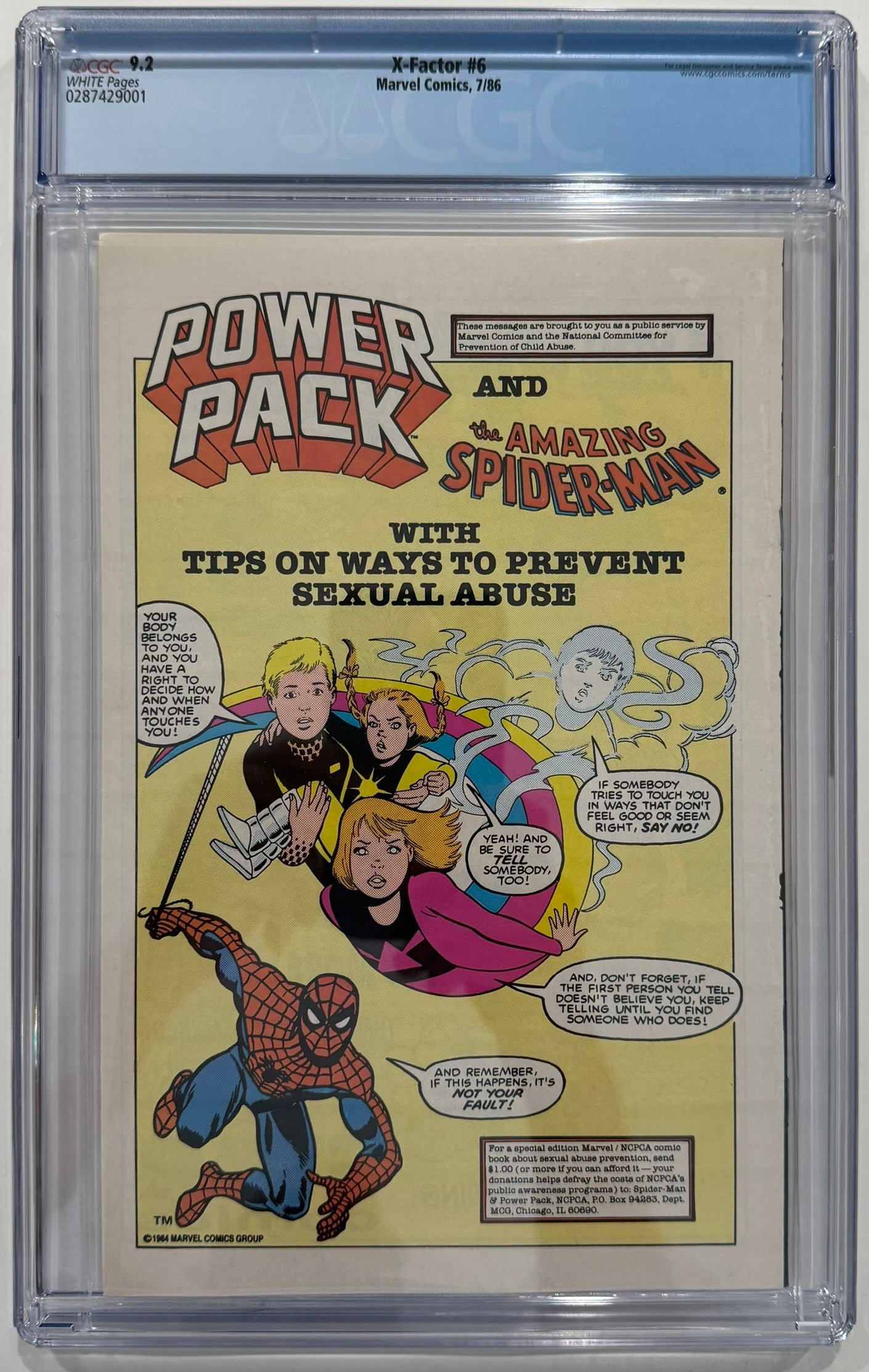 X-Factor #6 (1986) — CGC 9.2