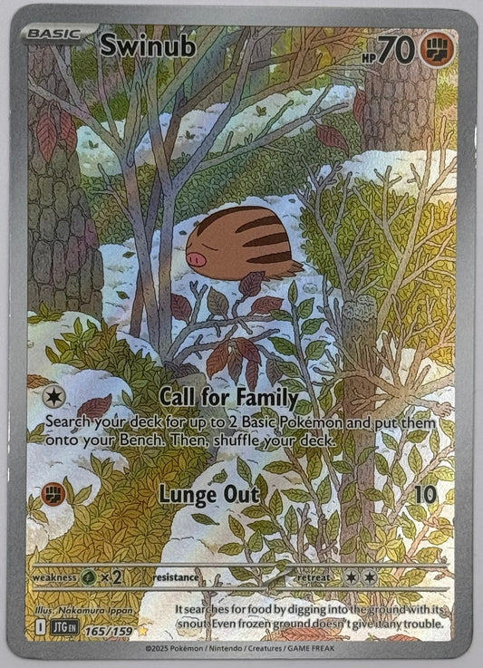 Swinub – Secret Rare 165/159 (Raw)