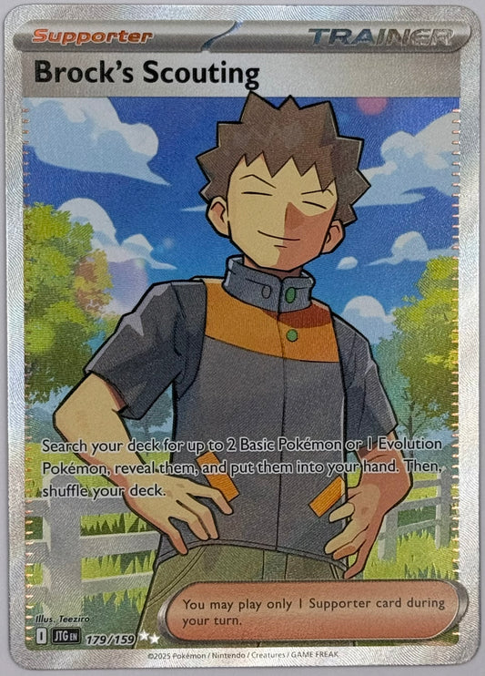 Brock’s Scouting – Secret Rare 179/159 (Raw)